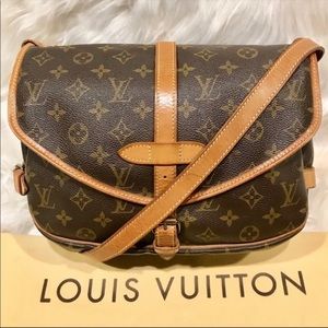 Authentic Louis Vuitton Saumur 30
